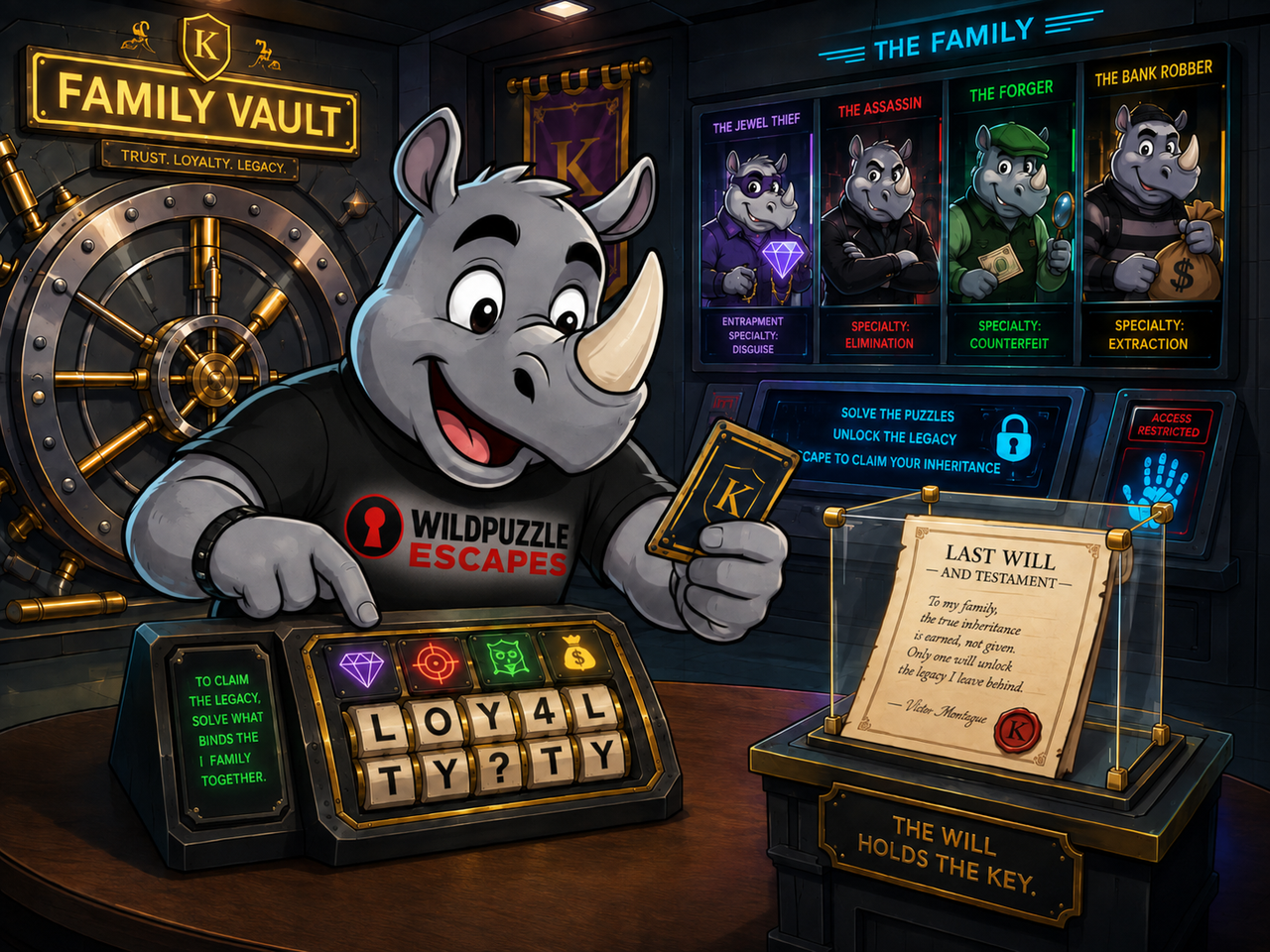 Steve is in teh vault!
